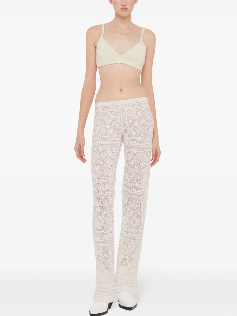 Cheap Alanui Book straight-keg trousers by Women the Kiss 0713